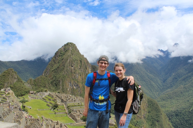 Lida and I and the quintessential Machu Picchu photo op.
