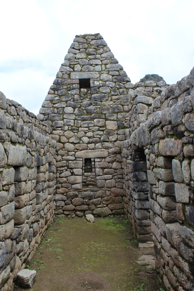Machu Picchu contains many tiers of buildings in this same basic design.
